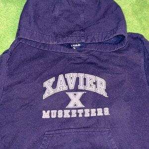 Xavier University musketeers youth sweatshirt in navy